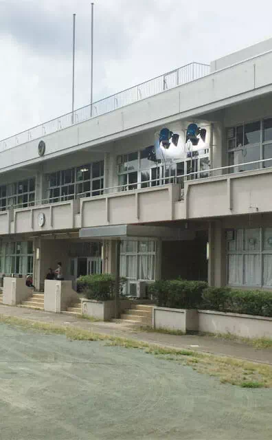長南東小学校スタジオ 撮影の様子