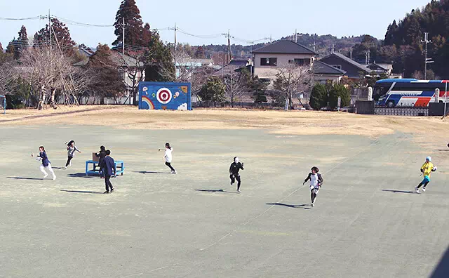 長南東小学校スタジオ 撮影風景