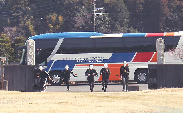 長南東小学校スタジオ 撮影風景