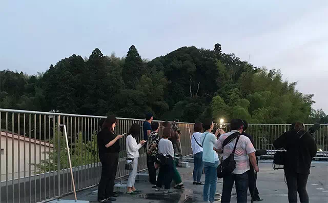 長南東小学校スタジオ 撮影風景