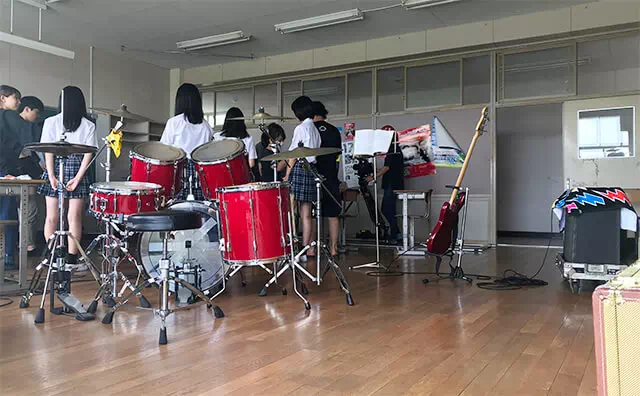 長南東小学校スタジオ教室打ち合わせ