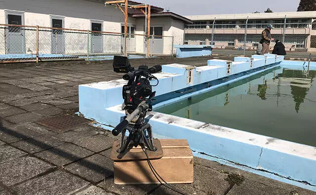 長南東小学校 プール