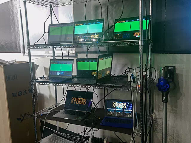 越後屋木場スタジオ コントロールルーム