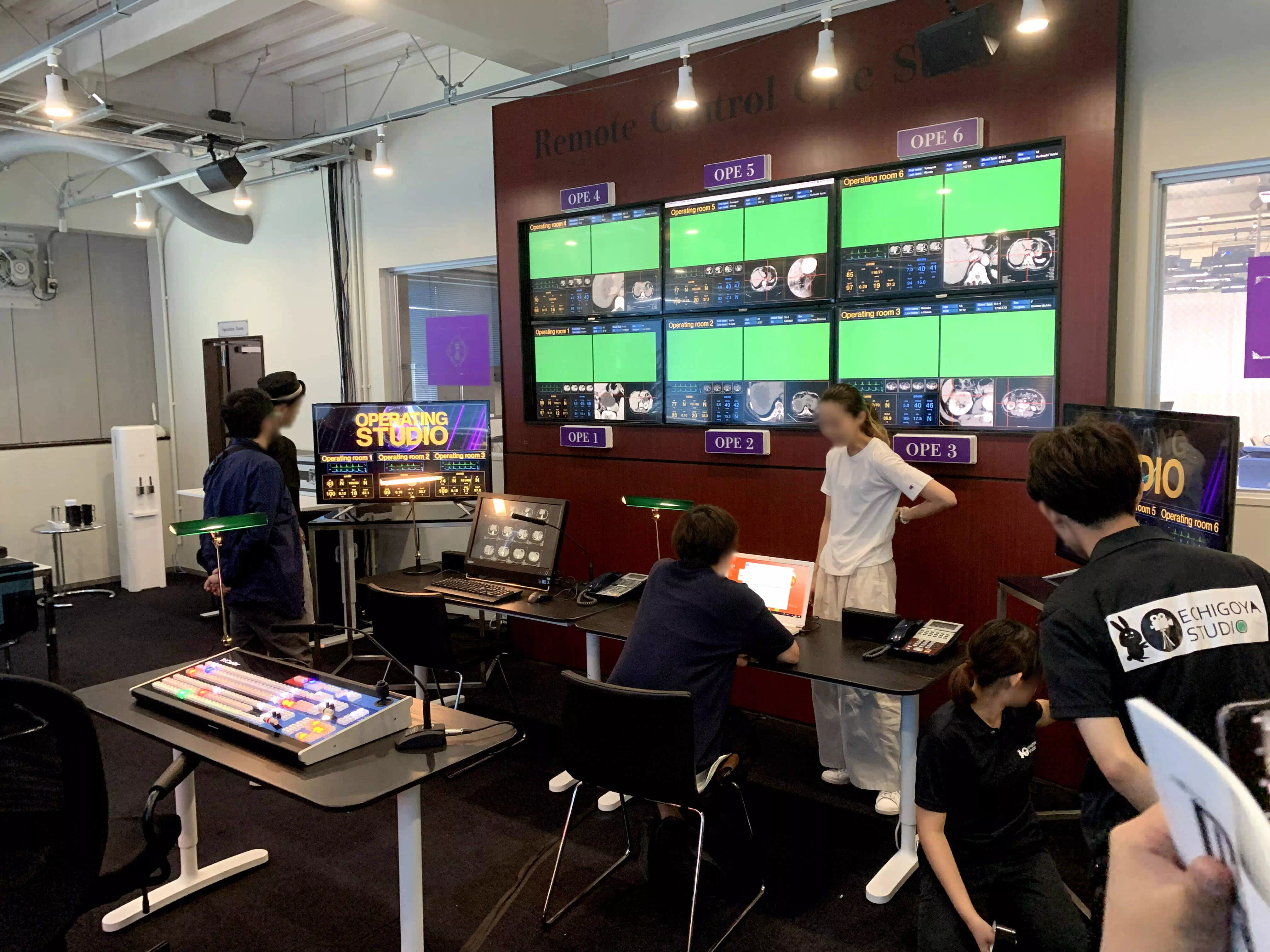 越後屋木場スタジオ コントロールルーム