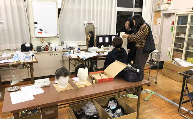 長南東小学校スタジオ 控室