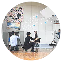 スチール撮影の様子